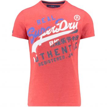 Superdry Herren T-Shirt Authentic Tri Tee rot