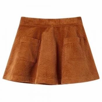 Children's Corduroy Skirt with Pockets