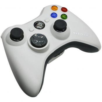 Joystick Inalámbrico Blanco Compatible con Xbox 360