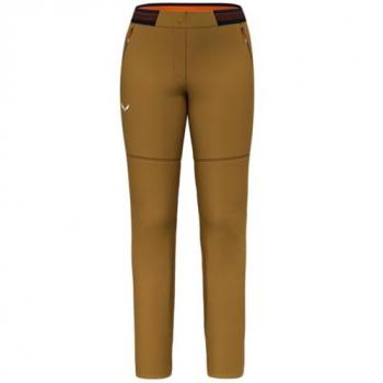Pantaloni convertibili Salewa Pedroc 2 Durastretch marrone chiaro nero donna