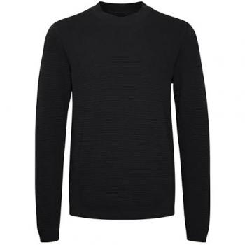 Gepuffter Rundhalsausschnitt Pullover Casual Friday – Karl, M, Blau