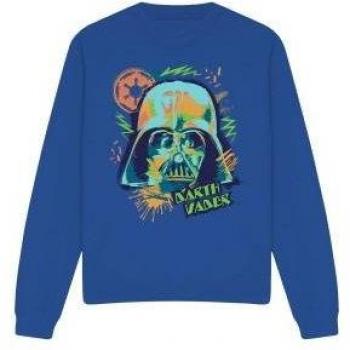 Sweatshirt Unisex Darth Vader 90 Anni XXL Blu Royal