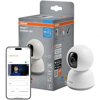 OSRAM Wifi SMART+ Kamera 360°, 2K QHD, Indoor, Weiß