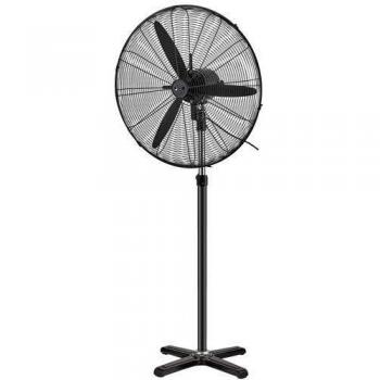 MAURER Ventilador de Pie Negro Oscilatorio 200 W