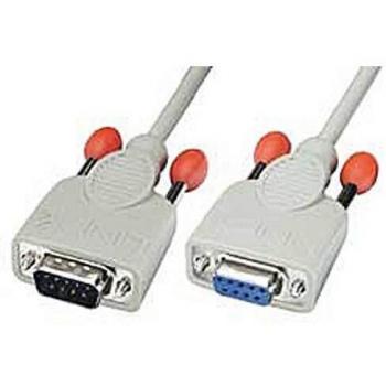 LINDY RS232 CAVO DI SEGNALE 0.5M GRIGIO 31518