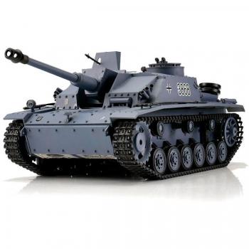 TORRO 1/16 RC Panzer Sturmgeschütz III, grau, BB+IR