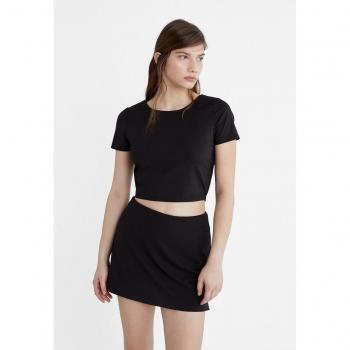 Stradivarius Gonna corta pantalone nera XL
