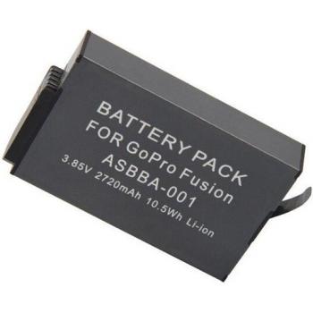 Pack 2×Batterie GoPro Fusion 2720 mAh avec Chargeur à Fentes et Étanchéité
