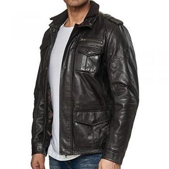 Chaqueta Tazzio 19706 para Estaciones Intermedias Marrón