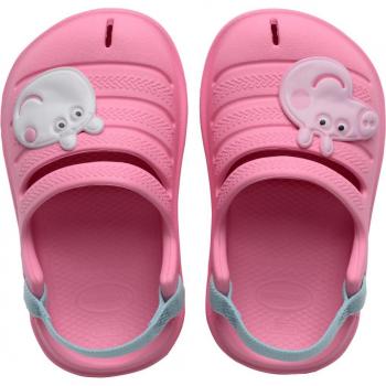 Sabots bébé Havaianas rose Peppa Pig