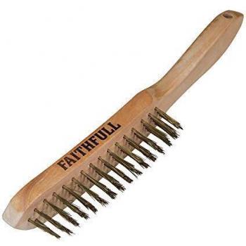 Faithfull 680/B4 Brass Wire Scratch Brush