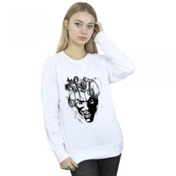 Animated Comics BI52685 Lady's White Hoodie