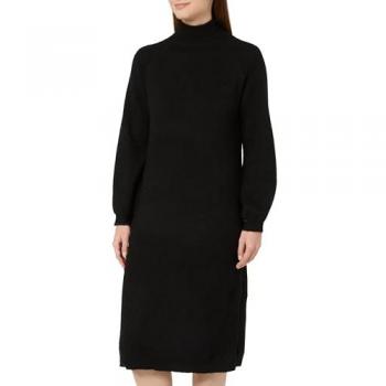 Robe Tricot Balis Noire Loose Fit pour Femme