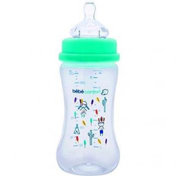 Bébé Confort Maternity Biberon Azzurro in Polipropilene con Tettarella in Silicone,