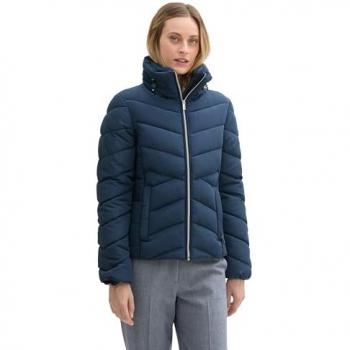 TOM TAILOR Steppjacke, ohne Kapuze, mit Stehkragen und Reißverschluss