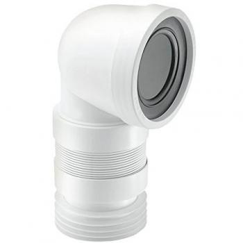 McAlpine Durable 90° White Flexible WC Connector – WC-CON8F18