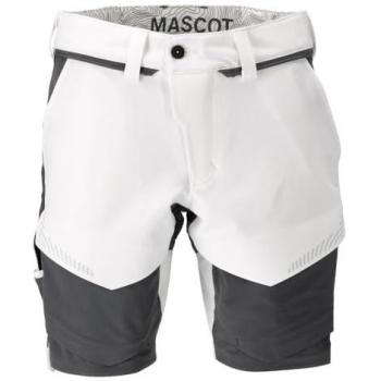 22149 Mascot Custom Shorts – White/Stone Grey (Male)
