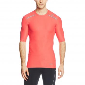 Adidas Herren T-Shirt TechFit Climachill – Shock Red, Größe S