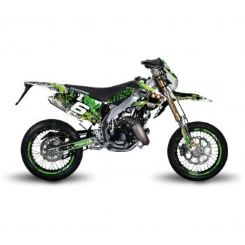 Set adesivi 19 pezzi Stage6 verde e nero