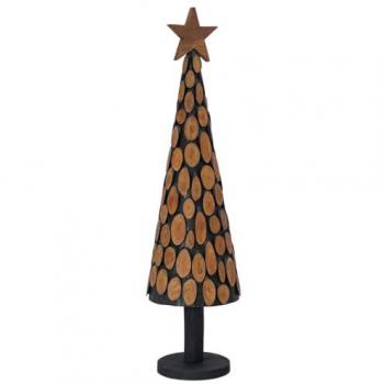 Sapin de Noël en Bois de Teck 120 cm