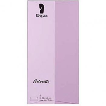 Lavanda Rössler 5 Buste Coloretti Din C5 80g/m²