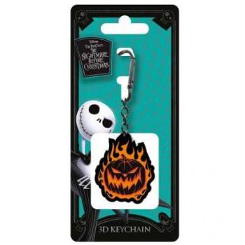 Nightmare Before Christmas Official Pyramid Pumpkin Keyring