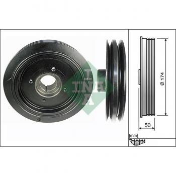 INA Puleggia Cinghia Albero A Gomiti per Mitsubishi L 200 544010710