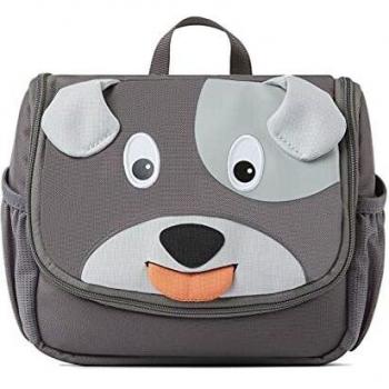 Affenzahn Kulturtasche Hund, grau