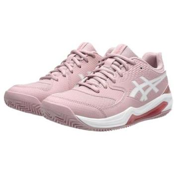 ASICS Gel-Dedicate 8 Clay Court Shoes – Rose and White Colorway
