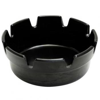 Beaumont Black Bakelite Crown Single Ashtray (101mm)
