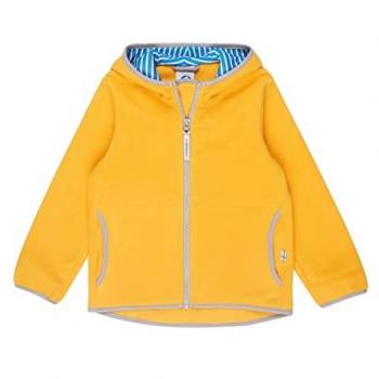 Pauku Fleece Zip‑In Pack, Yummy Yellow, Age 6-7