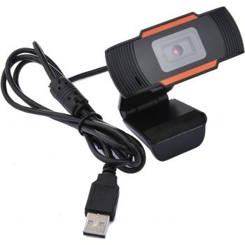 Rotatable 720P USB Webcam for Video Recording with Microphone