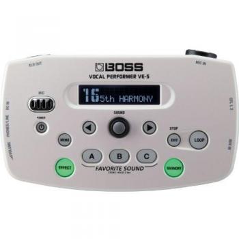 Boss VE-5 Vocal Performer Vocal Processor White