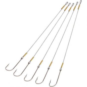 5/10pcs Fishing Leash with Anti-Bite Stainless Steel Wire