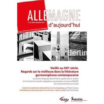 Vieillir au XXIe siècle. Regards sur la vieillesse dans la littérature germanophone contemporaine