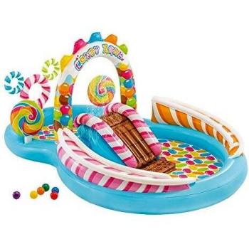 Playcenter Candy Zone Intex – 295 × 191 × 130 cm, 9‑teilig