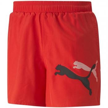 Pantalones Cortos Deportivos Puma ESS+ Logo Power Cat Rojo
