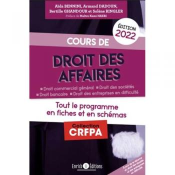 Cours de droit des affaires 2022: Tout le programme en fiches et en schémas