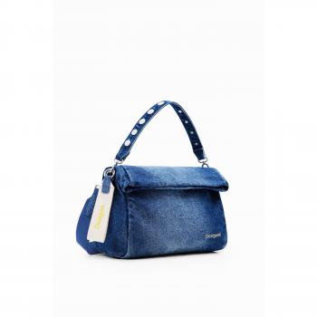 Medium Blue Denim Crossbody