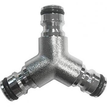 Raccord triple mâle à vis