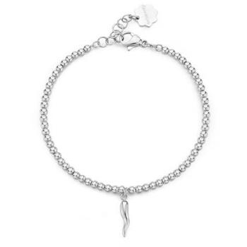Portafortuna Chakra in Acciaio, Bracciale Donna – BHKB206