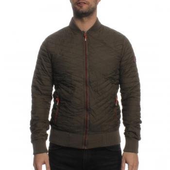 Superdry Men's Vintage Fuji Bomber (Oliv) – Größe S