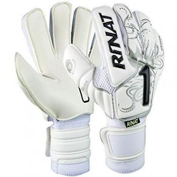 Weißer Rinat Erwachsenen-Torwarthandschuh „Kraken“ NRG Neo Semi – 8 Größe