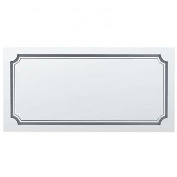 Miroir Mural Design à LED Argenté 120 x 60 cm