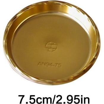 Torta y Pastel Mousse Base Oro 10 Unid