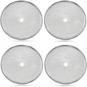 Kit de Filtros de Café y Té Reutilizables, 5 piezas, acero inoxidable