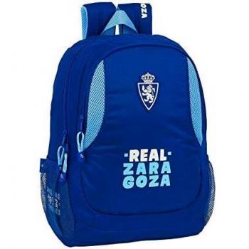 Mochila Escolar Real Zaragoza Safta, 320x160x440mm, Multicolor