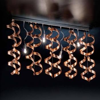 Suspension Multi-Lampes Metallux Copper