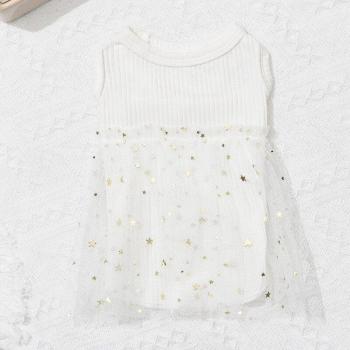 Soft Spring-Summer Dress for Small Cats and Puppies, Pet Clothing S-2XL