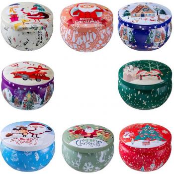 8PCS Large Soy Wax Candles for Aromatherapy and Decoration